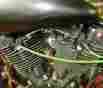 03614 Delta Cycle Supply Vintage Style Cloth Green W Yellow Tracer 40 Spark Plug Wires Harley Motorcycle