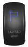 04-0072 040072 Dragonfire Racing Laser Etch Dual Led Switch Whip