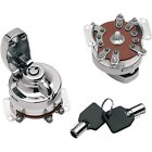 0909-0202 Drag Specialties Harley Fl Fx Round Key Chrome Internal Contact Switch