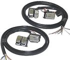 12094 Mid Usa Handlebar Wiring Kit Chrome Switches Harness