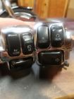 12345-67 Harley Davidson Touring Dyna Sportster Softail Switch Control Assembly Chrome