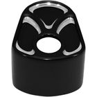 2106-0390 Carl Brouhard Designs Black Spiro Series Ignition Switch Cover Harley