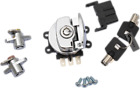 2106-0407 Drag Specialties Side Hinge Ignition Lock Kit Chrome