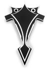 4069b Bikers Choice Gothic Coil Bracket Plain Black For Harley Biker