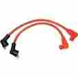 77833 Sumax 1983-2003 Harley Fl Xl Orange 8mm Pro Spark Plug Wires W 180 Degree Boot