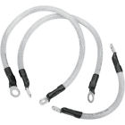 79-3007-1 Drag Specialties Battery Cable Kit Translucent Black For Flt Flht