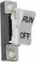 8727531 Drag Specialties Ds Run-off Rocker Switch Chrome Harley Fxef 1200 Fat Bob 1979-1980