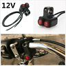 9413137889775 Unbranded Motorcycle Handlebar Headlight Dual Separate Switch Red