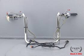 55924-08 Aftermarket 2010 Harley Electra Glide Cvo 1 Inch Handlebar Assembly Prewired Chrome 16 Tall
