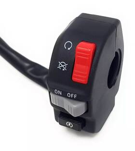 11906 Alchemy Parts New Motorbike Switch Cluster Headlight Horn Turn Signals For 22mm Handlebars