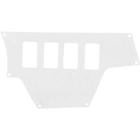 107-20501-4w Annlynn White Utv 4 Hole Dash Switch Plate