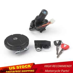 M542-a007-chrome Artudatech Ignition Switch Seat Gas Cap Cover Lock Key Set For Kawasaki Kl110 Klx125 250 U3