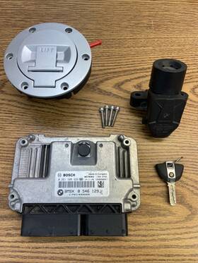 51258556257 Bmw R1200rt 2014 To 2018 Ignition Switch Fuel Cap And Ecu Part #