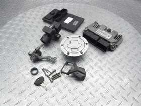 7704861 Bmw 2007 05-07 R1200gs Oem Lock Set Gas Cap Ignition Key Locks Alarm Cdi Ecu Ecm