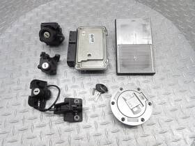 7719873 Bmw 2009 07-09 R1200 R1200rt Oem Lock Set Gas Cap Ignition Key Cdi Immobilizer