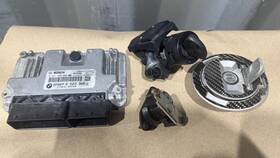8523966-01 Bmw 09-14 S1000rr Ecu Immobilizer Ignition Lockset Lock Key Set Gas Seat Oem