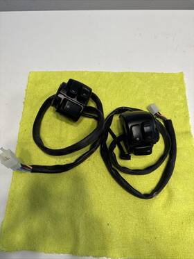 Sa-017-bk Bolonimotorsports Black Handlebar Control Switch For Harley 1 Inch Bars Dyna Sportster Softail 1996-12