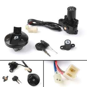 11c-w8250-01 Darupsun For Yamaha Xt660 R/x 04-11 Gnition Switch Lock Fuel Gas Cap Key Set