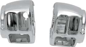 0616-0150 Drag Specialties Chrome Left-side Lower Switch Housing -