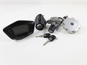 Ducati 59820591b 2008 Hypermotard 1100 S Speedo Ignition Switch Key Lock Set 7k 40610584a