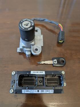 96517006b Ducati Sportcalssic 1000 Race Ecu Key And Ignition Set