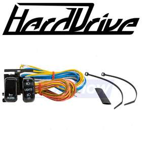 371002 Harddrive Switch Dimmer/horn Black With White Letters For Electrical Ck
