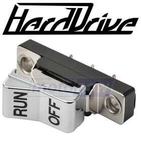 1zkt Harddrive Mn/1zkt Run-off Rocker Switch For 1974-1981 Harley Davidson Fxe Super Oq