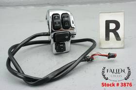 71500109 Harley-davidson 2014 Softail Cvo Right Hand Control Switch Assembly Chrome