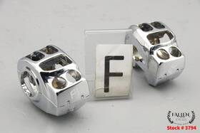 71500344 Harley-davidson 2016 Street Glide Cvo Hand Control Switch Housing Assembly Set Chrome