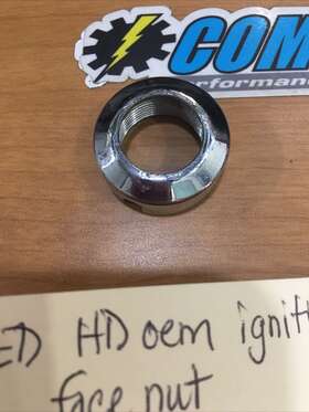 71555-90 Harley-davidson Oem Ignition Switch Face Nut #71555-90