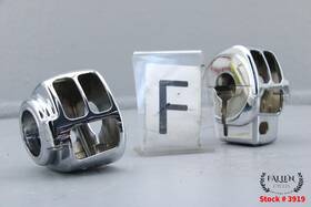 71749-11 Harley-davidson 2011 Softail Cvo Hand Control Switch Housing Left Right Set Chrome