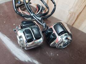 Harley-davidson Tb524141 Oem Chrome 1 Inch Handlebar Control Switches Wiring Harness Sportster Dyna