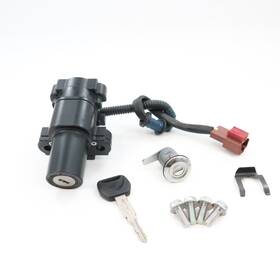 Honda 35010-mfj-a50 07 08 09 10 11 12 Cbr600rr Ignition Lockset Lock Key Set Gas Seat Oem D24