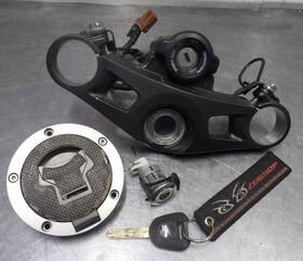 35010-mje-a02 Honda 14-18 Cbr650f Key Set Ignition Switch Gas Fuel Cap Seat Lock W Tree