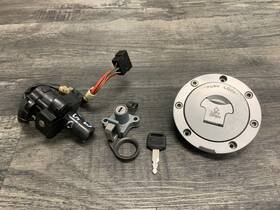35010-mt4-010 Honda 1990-1993 Vfr750f Interceptor Oem Ignition Switch Gas Cap Lock Set