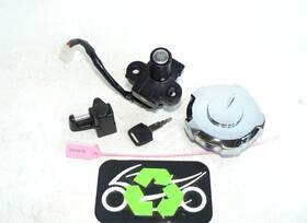 Honda 35010-my6-a42 2007 Xr650 L Ignition Switch Lock Set Helmet Fuel Cap Genuine 284618 Oem