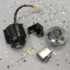 35010-mz5-000 Honda Lockset With Key Ignition Switch Gas Cap Steering Lock 94-95 Vf750c Vf750 Magna 750