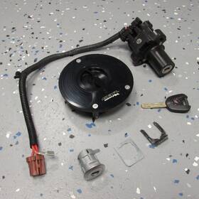 Honda 35100-mgp-944 Lock Set Assy. Without Em Key Ignition Switch Seat Keyless Gas Cap 14-16 Cbr1000rr
