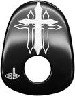 Ic-c003-b Carl Brouhard Designs Ignition Switch Cover Cross Black Harley Davidson