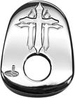 Ic-c003-c Carl Brouhard Designs Ignition Switch Cover Cross Chrome Harley Davidson