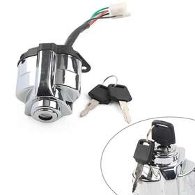 Kabusikikaisya-kawausa 760000721199 Ignition Switch Lock With Key Set For Honda Shadow Vlx 600 Vt600 /750 Steed 400