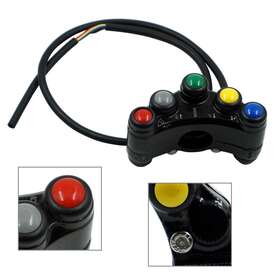 Kabusikikaisya-kawausa 760000800535 7/8 Inch 22mm Switches Handlebar Control Switch Button On Off Start Kill Us