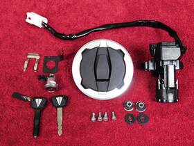 27048-5216 Kawasaki Oem Lockset With Key Ignition Switch Gas Cap Seat Lock Set 19-22 Z400 / Er400