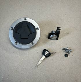 55020-0483 Kawasaki 13-18 Zx636 Zx6r Ninja 636 Ignition Switch Lock Set Fuel Cap Key #0057