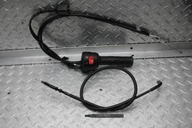 7814622 Kawasaki 2024 Ninja Ex500 Abs Right Bar Switch With Throttle Clutch Cables