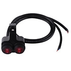 Keensok890zvuqf1 Keenso Motorcycle Handlebar Double Control Switch Button Headlight 715538454422