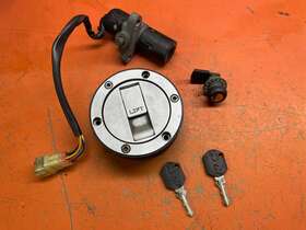 61011166044 Ktm Oem Lock Set With Two Keys 2007 990 Superduke 2004-2011