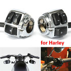 Kye343515 Matcc Chrome Motorcycle Handlebar Control Switch Housing Wiring Harness Fit