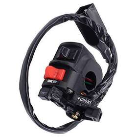 Motoku 972301988131 Handlebar Control Switch Start Kill Button Assembly For Kawasaki Bayou