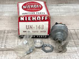 Un-148 Niehoff Genuine Ignition Starter Switch Nos With 2 Keys Original Box Usa
